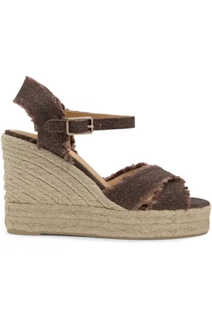 Castaner Dames, Schoenen, Bruin, Maat: 35 EU Linnen