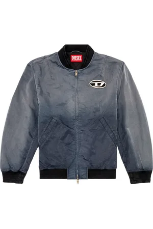 Diesel Heren, Jassen, Grijs, Maat: L Nylon