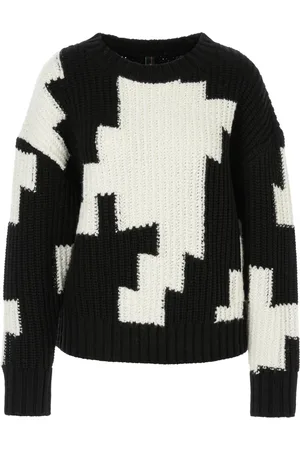 Marc Cain Dames, Truien, Zwart, Maat: XL Wol