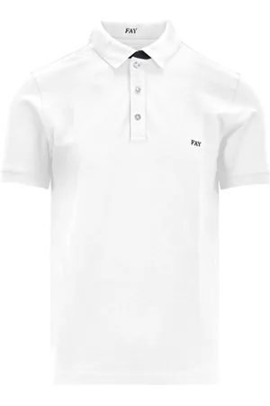 FAY Heren, Tops, Wit, Maat: 2XL Katoen