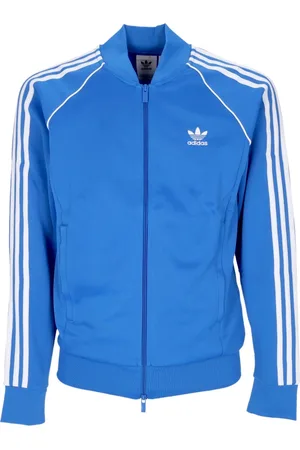 adidas Heren, Sweatshirts & Hoodies, Blauw, Maat: S Poliester