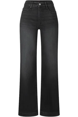 Mac Dames, Jeans, Zwart, Maat: L Denim