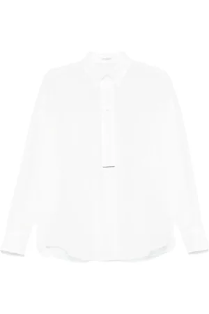 Brunello Cucinelli Dames, Blouses & Shirts, Wit, Maat: L Katoen