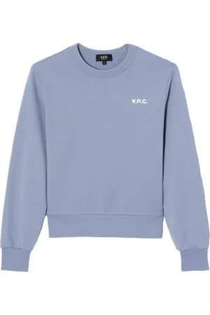 A.P.C. Dames, Sweatshirts & Hoodies, Blauw, Maat: L Velours