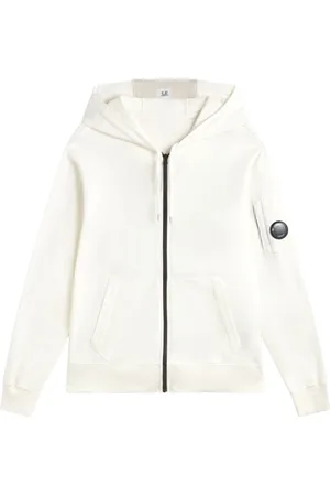 C.P. Company Heren, Sweatshirts & Hoodies, Wit, Maat: L Fleece