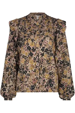 Fabienne Chapot Dames, Blouses & Shirts, Bruin, Maat: M