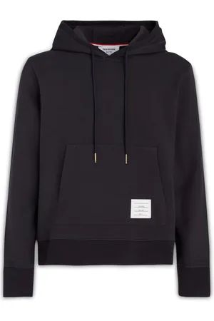 Thom Browne Heren, Sweatshirts & Hoodies, Blauw, Maat: M Katoen