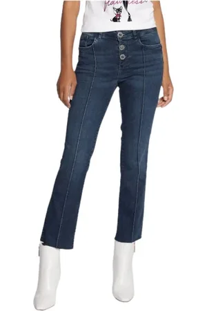 Liu Jo Dames, Jeans, Blauw, Maat: W25 Katoen