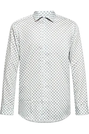 Etro Heren, Overhemden, Wit, Maat: 4XL Katoen
