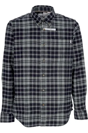 Timberland Heren, Overhemden, Zwart, Maat: XL Flanel