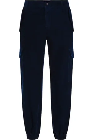 Tommy Hilfiger Heren, Broeken, Blauw, Maat: W38 Corduroy