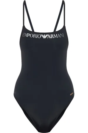 Emporio Armani Dames, Badkleding, Zwart, Maat: S Polyamide