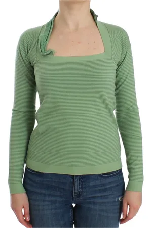 ERMANNO SCERVINO Dames, Tops, Groen, Maat: M Wol