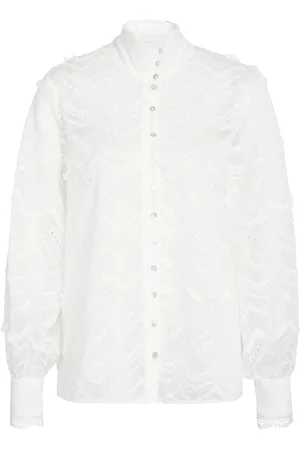 Bruuns Bazaar Dames, Blouses & Shirts, Wit, Maat: S Poliester