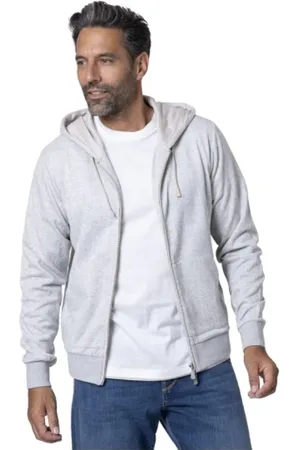 ELEVENTY Heren, Sweatshirts & Hoodies, Grijs, Maat: XL Katoen