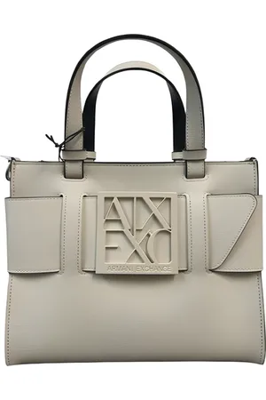 Armani Exchange Dames, Tassen, Grijs, Maat: ONE Size Suède