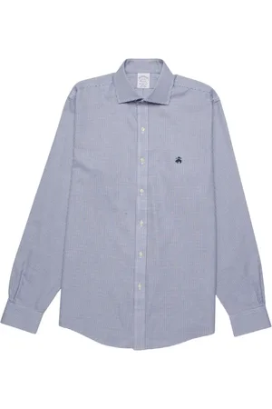 Brooks Brothers Heren, Overhemden, Blauw, Maat: XS Katoen