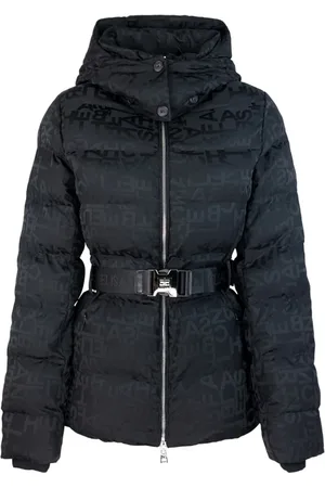 Elisabetta Franchi Dames, Jassen, Zwart, Maat: L Nylon