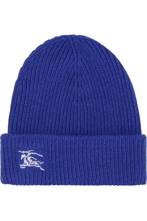 Burberry Unisex, Accessoires, Blauw, Maat: ONE Size Kasjmier