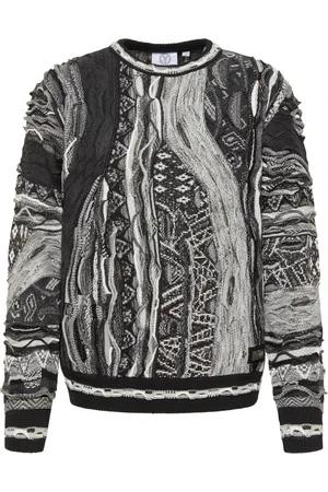 Carlo Colucci Heren, Truien, Zwart, Maat: 2XL