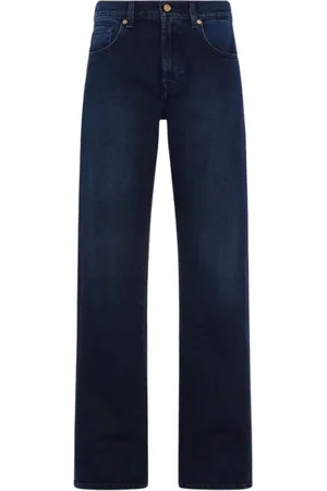 7 for all Mankind Heren, Jeans, Blauw, Maat: W30 Katoen
