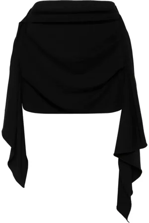 The Attico Dames, Rokken, Zwart, Maat: 2XS Polyamide