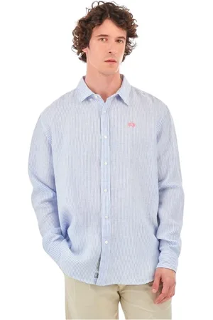 La Martina Heren, Overhemden, Blauw, Maat: XL Katoen