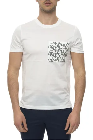 CANALI Heren, Tops, Wit, Maat: 3XL Katoen
