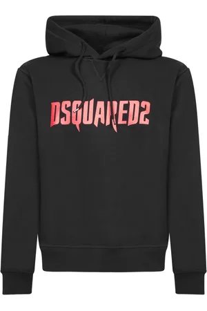 Dsquared2 Heren, Sweatshirts & Hoodies, Zwart, Maat: M Katoen