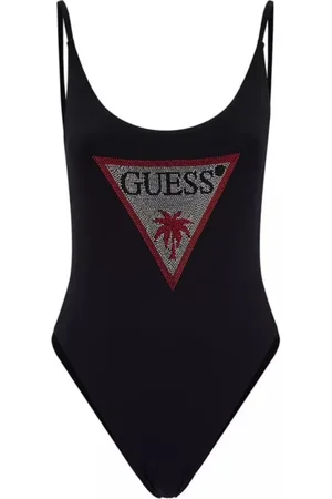 Guess Dames, Badkleding, Zwart, Maat: XS Nylon