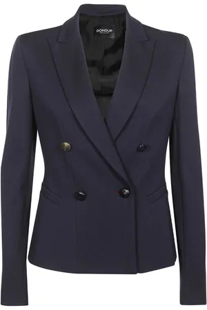 Dondup Dames, Jassen, Blauw, Maat: M Viscose