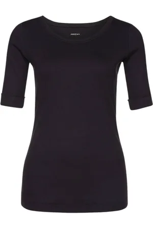 Marc Cain Dames, Tops, Blauw, Maat: 2XL Katoen
