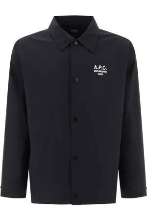 A.P.C. Heren, Overhemden, Zwart, Maat: L Katoen