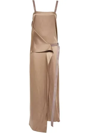 Fendi Dames, Jurken, Bruin, Maat: 2XS Zijde