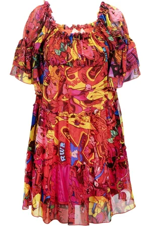 ANIYE BY Dames, Jurken, Veelkleurig, Maat: M Viscose