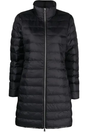 Ralph Lauren Dames, Mantels, Zwart, Maat: L Leer