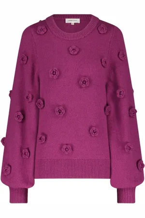 Fabienne Chapot Dames, Truien, Roze, Maat: XS Katoen