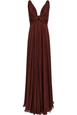 Roberto Cavalli Dames, Jurken, Bruin, Maat: XS