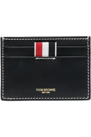 Thom Browne Heren, Accessoires, Blauw, Maat: ONE Size Leer