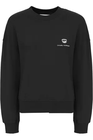 Chiara Ferragni Dames, Sweatshirts & Hoodies, Zwart, Maat: L