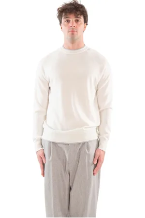 ELEVENTY Heren, Truien, Wit, Maat: 2XL Wol
