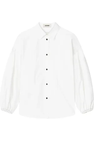 AERON Dames, Blouses & Shirts, Wit, Maat: S