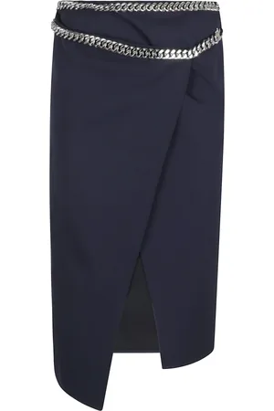 Stella McCartney Dames, Rokken, Blauw, Maat: 2XS Wol