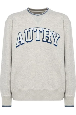Autry Heren, Sweatshirts & Hoodies, Grijs, Maat: L Katoen