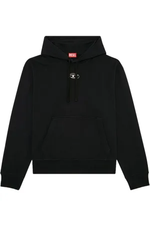 Diesel Heren, Sweatshirts & Hoodies, Zwart, Maat: XL Katoen