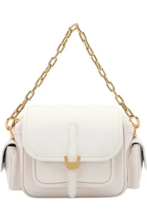 Coccinelle Dames, Tassen, Wit, Maat: ONE Size Leer