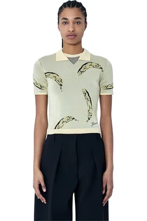 Jacquemus Dames, Tops, Geel, Maat: S Viscose