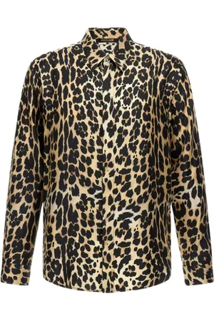 Roberto Cavalli Heren, Overhemden, Bruin, Maat: S