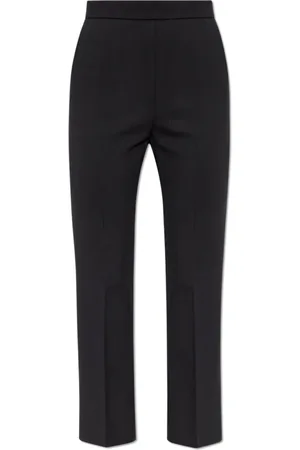 Max Mara Dames, Broeken, Zwart, Maat: 2XS Wol