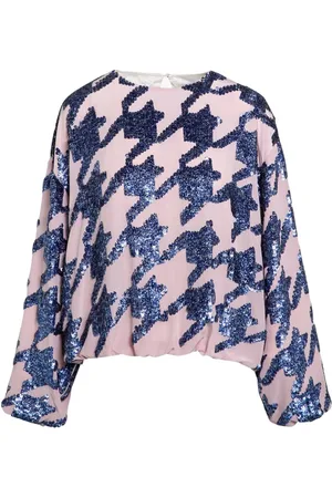 DRIES VAN NOTEN Dames, Blouses & Shirts, Roze, Maat: S Zijde